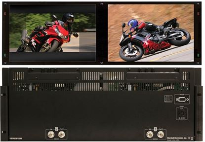 Image de V-R1042DP-TE4U Dual 10.4' High Def 1024x768 Monitor Set with HDSDI inputs, TE Line, 4RU